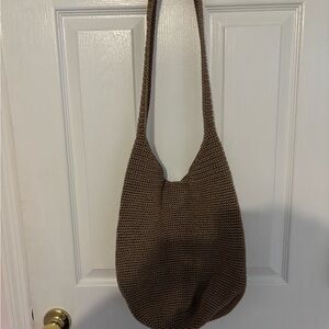 Brown Woven Hobo Bag - The Sak